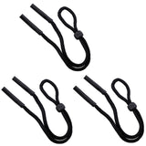 BIRCH's Black Sports Safety Glasses Eyeglasses Sunglasses Holder Neck Cord String Retainer Strap