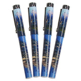 4X Unique Design Ultimate Collectible New York City Pen NYC Gift Ball Pen NY Souvenir Pens - Pack of 4