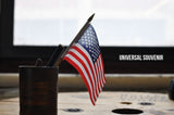 Universal Souvenir Mini USA Patriotic American US Stick Flag (4x6)