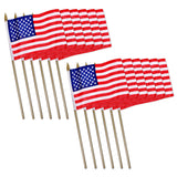 Universal Souvenir Mini USA Patriotic American US Stick Flag (4x6)
