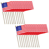 Universal Souvenir Mini USA Patriotic American US Stick Flag (4x6)