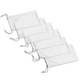 6X High Quality Microfiber Pouch - Soft Cloth Cleaning Storage Bag for Eyeglasses, Sunglasses, Jewelry, Coins, Electronic Gadgets, Mobile Cell Phone Smart Phone iPhone, Samsung, Galaxy, Watches