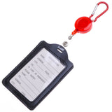 BIRCH's Unisex ID Badge Card Holder Retractable Reel Belt Clip Name Tag Keychain