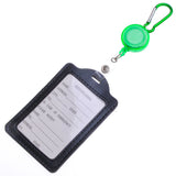 BIRCH's Unisex ID Badge Card Holder Retractable Reel Belt Clip Name Tag Keychain