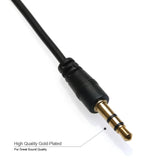 2 Packs AUX Auxiliary Cable 3.5mm male to male 3.5mm Stereo Audio Jack Extension Connectors Gold Plated for Apple, iPhone, iPod, Samsung, Galaxy S6, Android Smartphones, Tablet, MP3, Car Stereo, Speaker, 1m, 3 feet