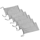 6X High Quality Microfiber Pouch - Soft Cloth Cleaning Storage Bag for Eyeglasses, Sunglasses, Jewelry, Coins, Electronic Gadgets, Mobile Cell Phone Smart Phone iPhone, Samsung, Galaxy, Watches