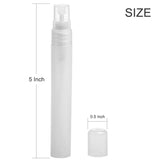 THE BIRCH & CO. BRAND Mini Portable Mist Empty Spray Mister for Personal Beauty Care or Craft 10ml (white 4 pk)