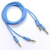 2 Packs AUX Auxiliary Cable 3.5mm male to male 3.5mm Stereo Audio Jack Extension Connectors Gold Plated for Apple, iPhone, iPod, Samsung, Galaxy S6, Android Smartphones, Tablet, MP3, Car Stereo, Speaker, 1m, 3 feet