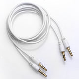 2 Packs AUX Auxiliary Cable 3.5mm male to male 3.5mm Stereo Audio Jack Extension Connectors Gold Plated for Apple, iPhone, iPod, Samsung, Galaxy S6, Android Smartphones, Tablet, MP3, Car Stereo, Speaker, 1m, 3 feet