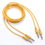 2 Packs AUX Auxiliary Cable 3.5mm male to male 3.5mm Stereo Audio Jack Extension Connectors Gold Plated for Apple, iPhone, iPod, Samsung, Galaxy S6, Android Smartphones, Tablet, MP3, Car Stereo, Speaker, 1m, 3 feet